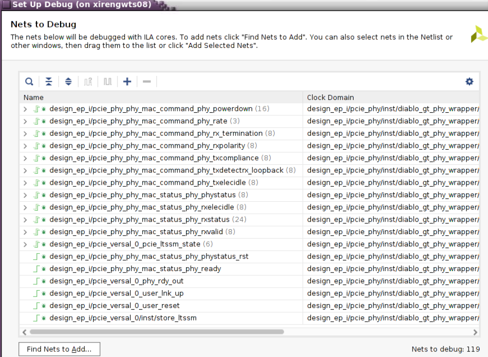 Using the ILA Advanced Trigger Feature to debug designs with the Versal ...