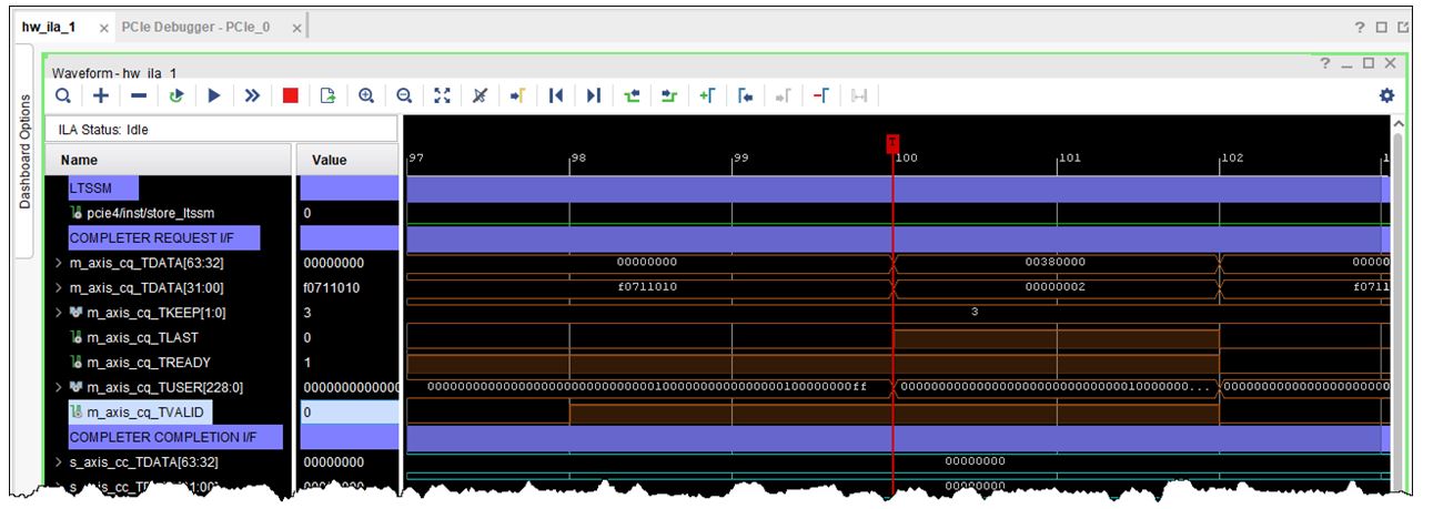 Verifying Versal ACAP PCIe Memory Write / Memory Read / Completion ...