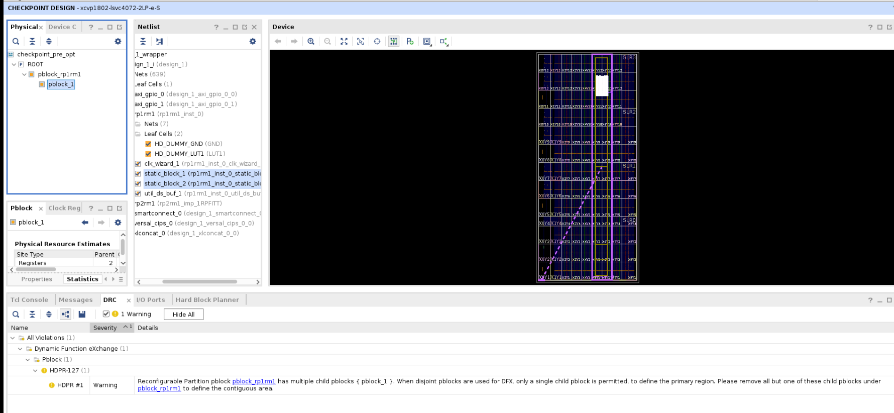000035473 - 2023.1 DFX - DRC HDPR-127 is triggered unexpectedly when ...