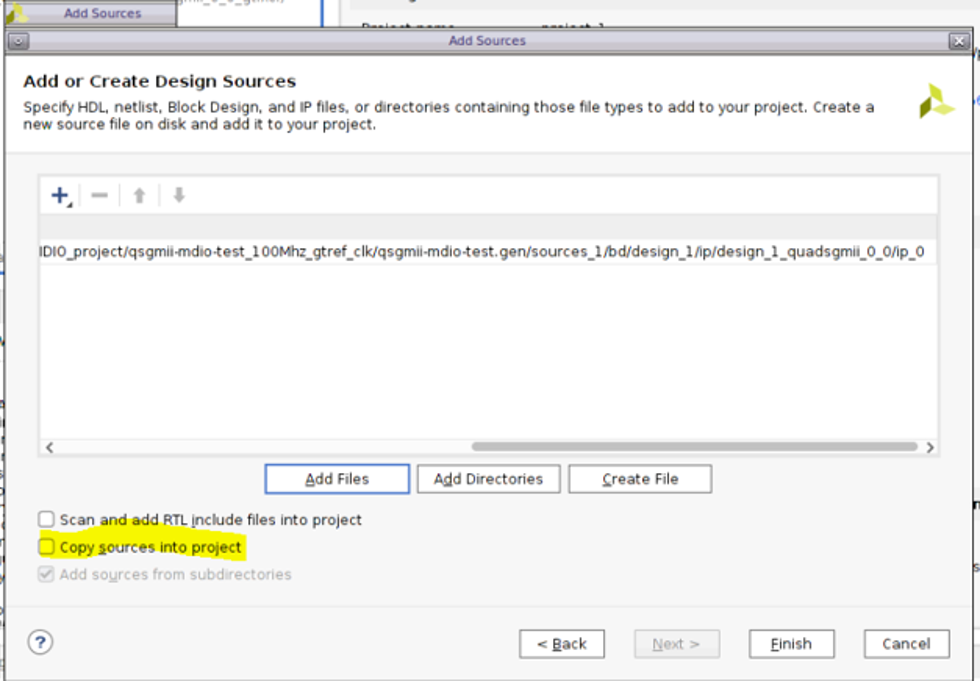 000035491 - QSGMII uses default GT REFCLK of 125MHz and is not configurable