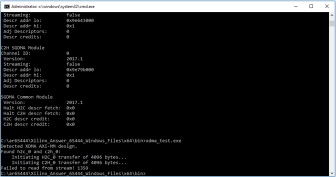 Steps to implement a Tandem Example Design with the AMD PCIe XDMA IP ...