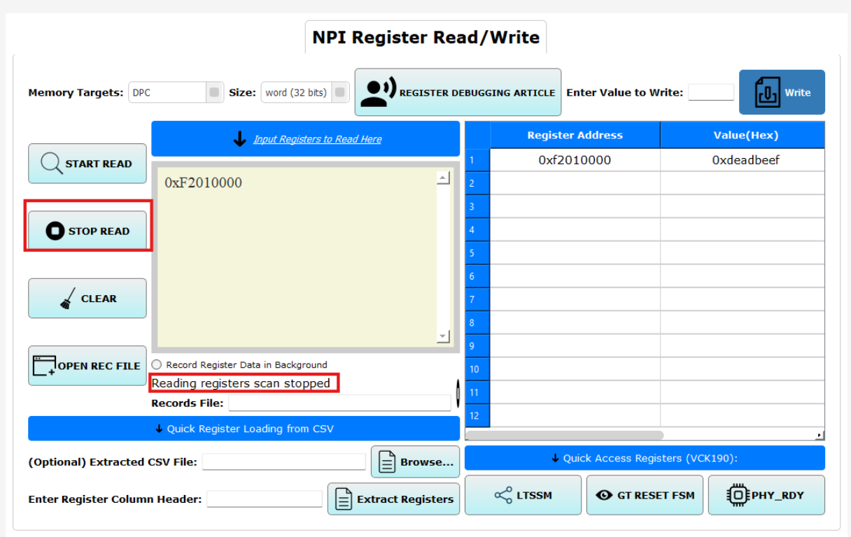 GUI-Based Versal Adaptive SoC CPM Debugger using ChipScoPy