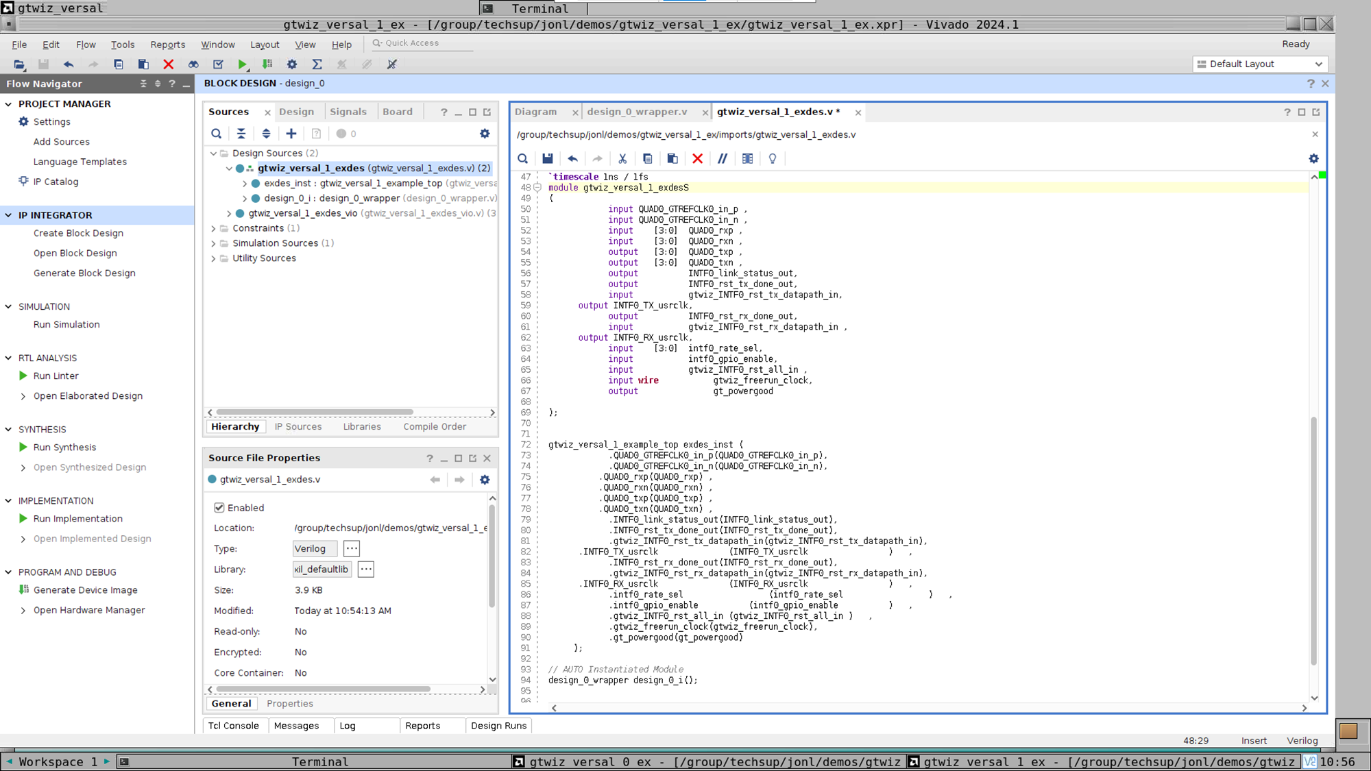 GT IBERT Loopback Testing