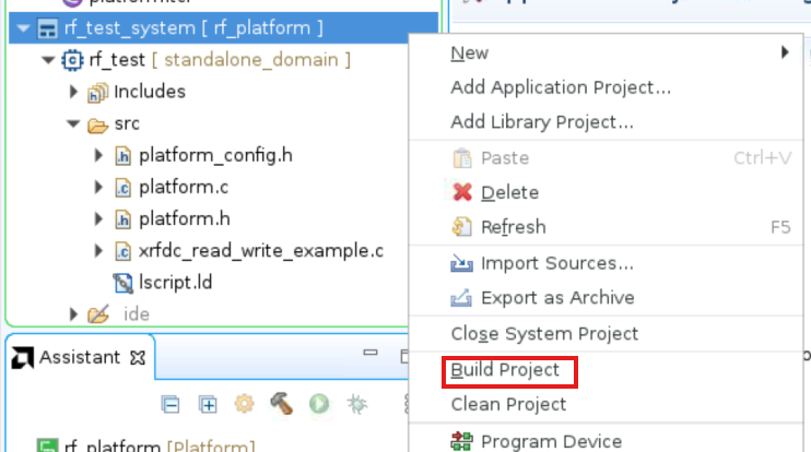 RFDC Application Flows - xrfdc_read_write_example on ZCU208 board with ...