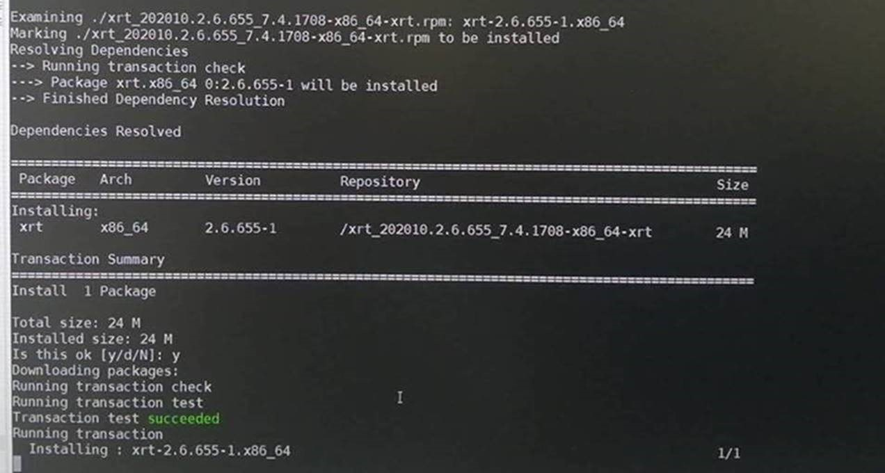 75468 - 2020.1 XRT installation stuck