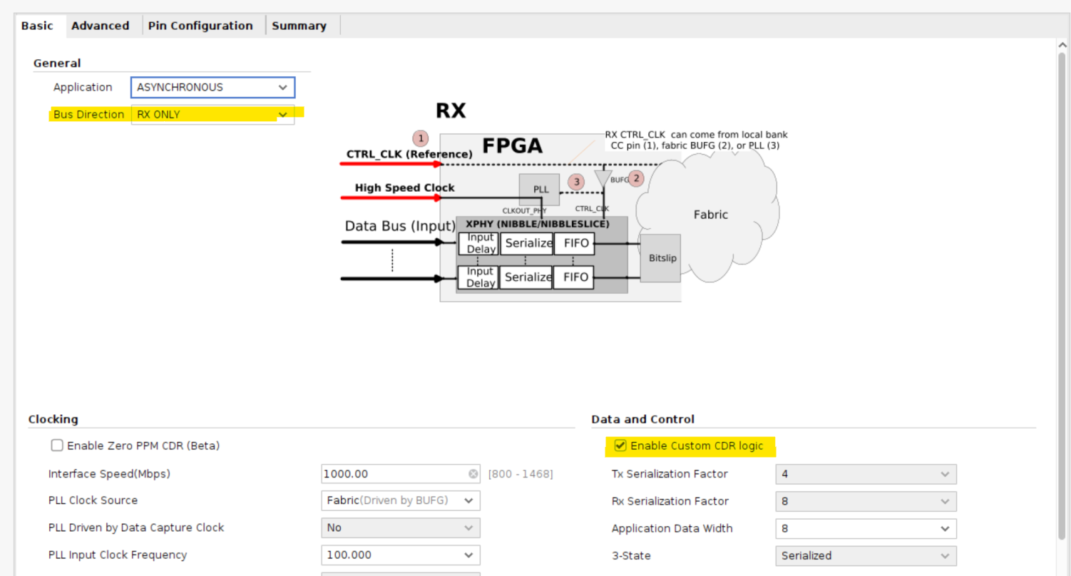 000036114 - 2023.2 Advanced IO Wizard - Asynchronous Interface with ...