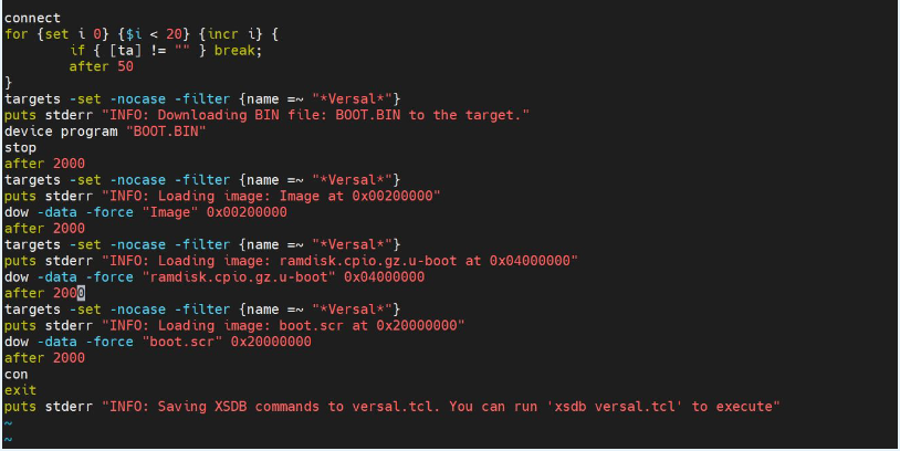 000036079 - Versal: Linux による eMMC フォーマットと U-Boot によるプログラミング